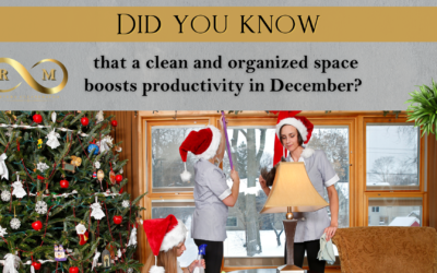 Did you know that a clean and organized space can boost productivity in December?